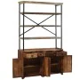 Sideboard with shelves recycled solid wood 120x35x200cm by , Sideboards - Ref: Foro24-244946, Price: 858,97 €, Discount: %