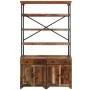 Sideboard with shelves recycled solid wood 120x35x200cm by , Sideboards - Ref: Foro24-244946, Price: 858,97 €, Discount: %
