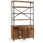 Sideboard with shelves recycled solid wood 120x35x200cm by , Sideboards - Ref: Foro24-244946, Price: 858,97 €, Discount: %