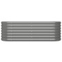 Jardinera arriate acero recubrimiento polvo gris 114x40x36 cm de , Maceteros y jardineras - Ref: Foro24-318864, Precio: 34,10...