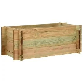 Vegetable planter impregnated pine wood 80 cm by vidaXL, Pots and planters - Ref: Foro24-43348, Price: 47,47 €, Discount: %