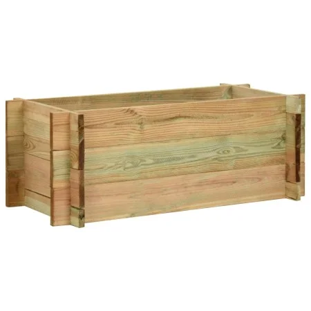 Vegetable planter impregnated pine wood 80 cm by vidaXL, Pots and planters - Ref: Foro24-43348, Price: 47,47 €, Discount: %