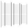 Trennwand mit 6 weißen Stoffbahnen 300x180 cm von , Raumteiler - Ref: Foro24-350222, Preis: 58,98 €, Rabatt: %
