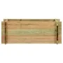 Vegetable planter impregnated pine wood 80 cm by vidaXL, Pots and planters - Ref: Foro24-43348, Price: 47,47 €, Discount: %