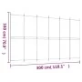 Divider screen with 6 white fabric panels 300x180 cm by , Room dividers - Ref: Foro24-350222, Price: 57,80 €, Discount: %