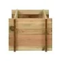 Vegetable planter impregnated pine wood 80 cm by vidaXL, Pots and planters - Ref: Foro24-43348, Price: 47,47 €, Discount: %