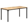 Esstisch aus grobem Mangoholz 160x80x76 cm von , Küchen- und Esstische - Ref: Foro24-321974, Preis: 262,22 €, Rabatt: %
