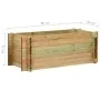 Vegetable planter impregnated pine wood 80 cm by vidaXL, Pots and planters - Ref: Foro24-43348, Price: 47,47 €, Discount: %