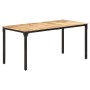 Esstisch aus grobem Mangoholz 160x80x76 cm von , Küchen- und Esstische - Ref: Foro24-321974, Preis: 262,22 €, Rabatt: %