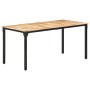 Esstisch aus grobem Mangoholz 160x80x76 cm von , Küchen- und Esstische - Ref: Foro24-321974, Preis: 262,22 €, Rabatt: %