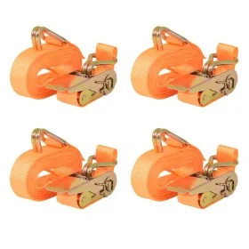 Ratschengurte 4 Stk. 0,4 T 6m x 25mm orange von vidaXL, Spanngurte - Ref: Foro24-142658, Preis: 22,93 €, Rabatt: %