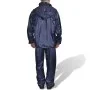 Chubasquero impermeable pantalón sudadera hombre azul marino XL de , Trajes impermeables - Ref: Foro24-130187, Precio: 19,03 ...