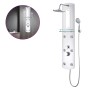 Silver shower panel 25x43x120 cm by , Jet nozzles for bathtubs and showers - Ref: Foro24-142994, Price: 205,86 €, Discount: %