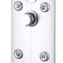 Silver shower panel 25x43x120 cm by , Jet nozzles for bathtubs and showers - Ref: Foro24-142994, Price: 205,86 €, Discount: %