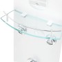 Silver shower panel 25x43x120 cm by , Jet nozzles for bathtubs and showers - Ref: Foro24-142994, Price: 205,86 €, Discount: %