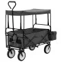 Klappbarer Handwagen mit grauer Stahlhaube von , Lastenstapler - Ref: Foro24-145512, Preis: 112,31 €, Rabatt: %