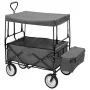 Klappbarer Handwagen mit grauer Stahlhaube von , Lastenstapler - Ref: Foro24-145512, Preis: 112,31 €, Rabatt: %