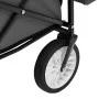 Klappbarer Handwagen mit grauer Stahlhaube von , Lastenstapler - Ref: Foro24-145512, Preis: 112,31 €, Rabatt: %
