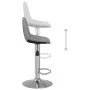Kitchen stools 2 units gray fabric by , Kitchen stools - Ref: Foro24-333381, Price: 119,92 €, Discount: %