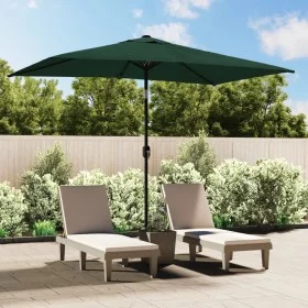Rectangular green umbrella 200x300 cm by , Umbrellas - Ref: Foro24-40771, Price: 66,57 €, Discount: %