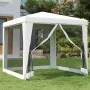 Festzelt mit 4 Netzwänden weiß 2,5x2,5m von , Zelte und Pavillons - Ref: Foro24-48521, Preis: 77,19 €, Rabatt: %