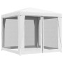 Festzelt mit 4 Netzwänden weiß 2,5x2,5m von , Zelte und Pavillons - Ref: Foro24-48521, Preis: 78,69 €, Rabatt: %