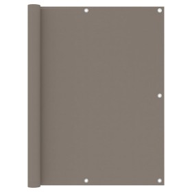 Balcony awning made of gray taupe Oxford fabric 120x600 cm by , Umbrellas - Ref: Foro24-134995, Price: 33,84 €, Discount: %