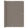 Balcony awning made of gray taupe Oxford fabric 120x600 cm by , Umbrellas - Ref: Foro24-134995, Price: 31,15 €, Discount: %