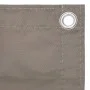 Balcony awning made of gray taupe Oxford fabric 120x600 cm by , Umbrellas - Ref: Foro24-134995, Price: 31,15 €, Discount: %