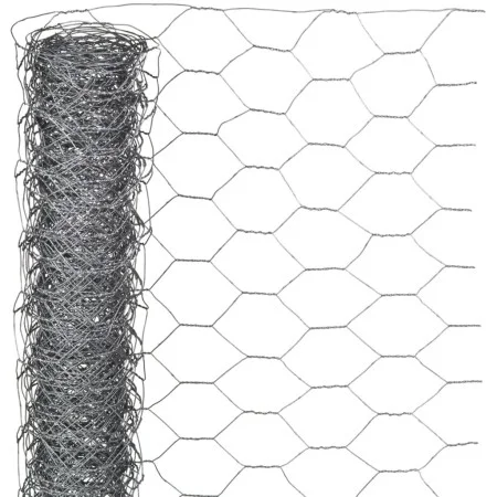Nature Sechskant-Drahtgeflecht aus verzinktem Stahl 0,5x10 m 25 mm von Nature, Zaunpaneele - Ref: Foro24-419769, Preis: 23,64...