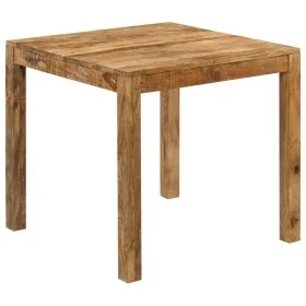 Solid mango wood dining table 82x80x76 cm by , Kitchen and dining tables - Ref: Foro24-246704, Price: 183,09 €, Discount: %