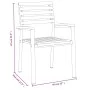 Stapelbare Gartenstühle 4 Stk. massives Akazienholz und Metall von , Gartenstühle - Ref: Foro24-362015, Preis: 309,54 €, Raba...