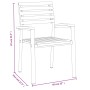 Stapelbare Gartenstühle 4 Stk. massives Akazienholz und Metall von , Gartenstühle - Ref: Foro24-362015, Preis: 353,91 €, Raba...