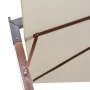 Hängeschirm mit weißer Holzstange 300x300 cm von , Sonnenschirme - Ref: Foro24-42968, Preis: 153,49 €, Rabatt: %