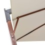 Hängeschirm mit weißer Holzstange 300x300 cm von , Sonnenschirme - Ref: Foro24-42968, Preis: 155,23 €, Rabatt: %