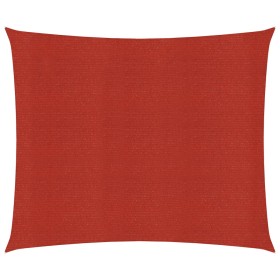 Toldo de vela rojo HDPE 160 g/m² 5x5 m de , Sombrillas - Ref: Foro24-311608, Precio: 59,56 €, Descuento: %