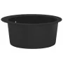 Granite kitchen sink with a black round bowl by vidaXL, Sinks - Ref: Foro24-142956, Price: 185,82 €, Discount: %