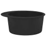 Granite kitchen sink with a black round bowl by vidaXL, Sinks - Ref: Foro24-142956, Price: 185,82 €, Discount: %