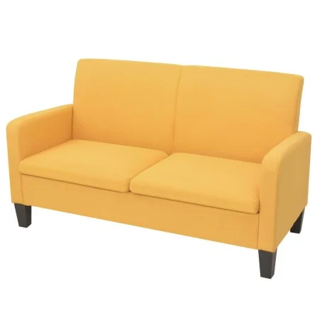 2-Sitzer-Sofa 135x65x76 cm gelb von vidaXL, Sofas - Ref: Foro24-244710, Preis: 223,84 €, Rabatt: %