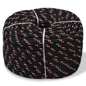 Cuerda marina de polipropileno 8 mm 100 m negra de vidaXL, Sogas y cuerdas metálicas - Ref: Foro24-91285, Precio: 27,87 €, De...
