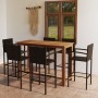 Braunes 7-teiliges Gartenbar-Set von , Gartensets - Ref: Foro24-3068016, Preis: 554,51 €, Rabatt: %