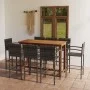 Gartenbar-Set 9-teilig grau von , Gartensets - Ref: Foro24-3068021, Preis: 647,77 €, Rabatt: %
