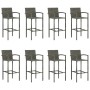 Garden bar set 9 pieces gray by , Garden sets - Ref: Foro24-3068021, Price: 688,21 €, Discount: %