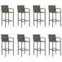 Gartenbar-Set 9-teilig grau von , Gartensets - Ref: Foro24-3068021, Preis: 647,77 €, Rabatt: %