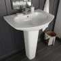 Freistehendes Waschbecken aus weißer Keramik, 650 x 520 x 200 mm von vidaXL, Sinkt - Ref: Foro24-143001, Preis: 168,01 €, Rab...