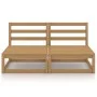 2-Sitzer-Gartensofa aus massivem Kiefernholz in Honigbraun von , Outdoor-Sofas - Ref: Foro24-3075232, Preis: 129,54 €, Rabatt: %