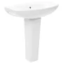 Lavabo de pie de cerámica blanco 650x520x200 mm de vidaXL, Lavabos - Ref: Foro24-143001, Precio: 167,57 €, Descuento: %