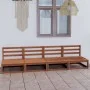 4-Sitzer-Gartensofa aus massivem Kiefernholz in Honigbraun von , Outdoor-Sofas - Ref: Foro24-3075342, Preis: 253,75 €, Rabatt: %