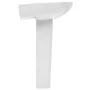 Lavabo de pie de cerámica blanco 650x520x200 mm de vidaXL, Lavabos - Ref: Foro24-143001, Precio: 167,57 €, Descuento: %