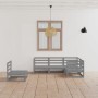Garden furniture 5 pieces gray solid pine wood by , Garden sets - Ref: Foro24-3075576, Price: 316,26 €, Discount: %
